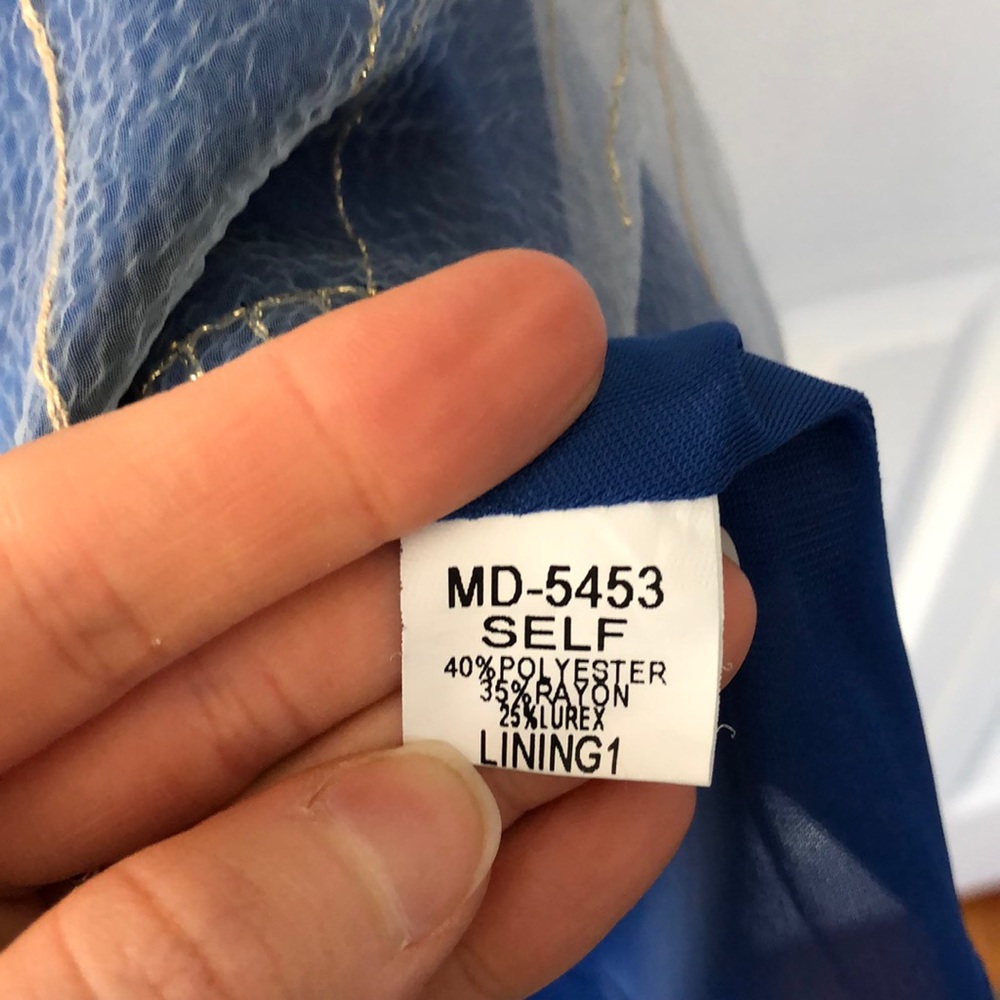 Minuet Blue A-Line Dress Size S - Picture 7 of 8